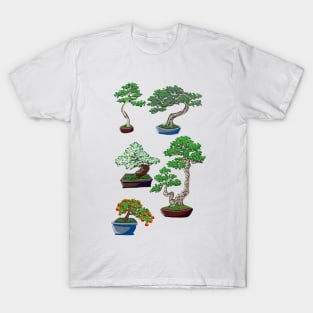 Bonsai in Gouache T-Shirt